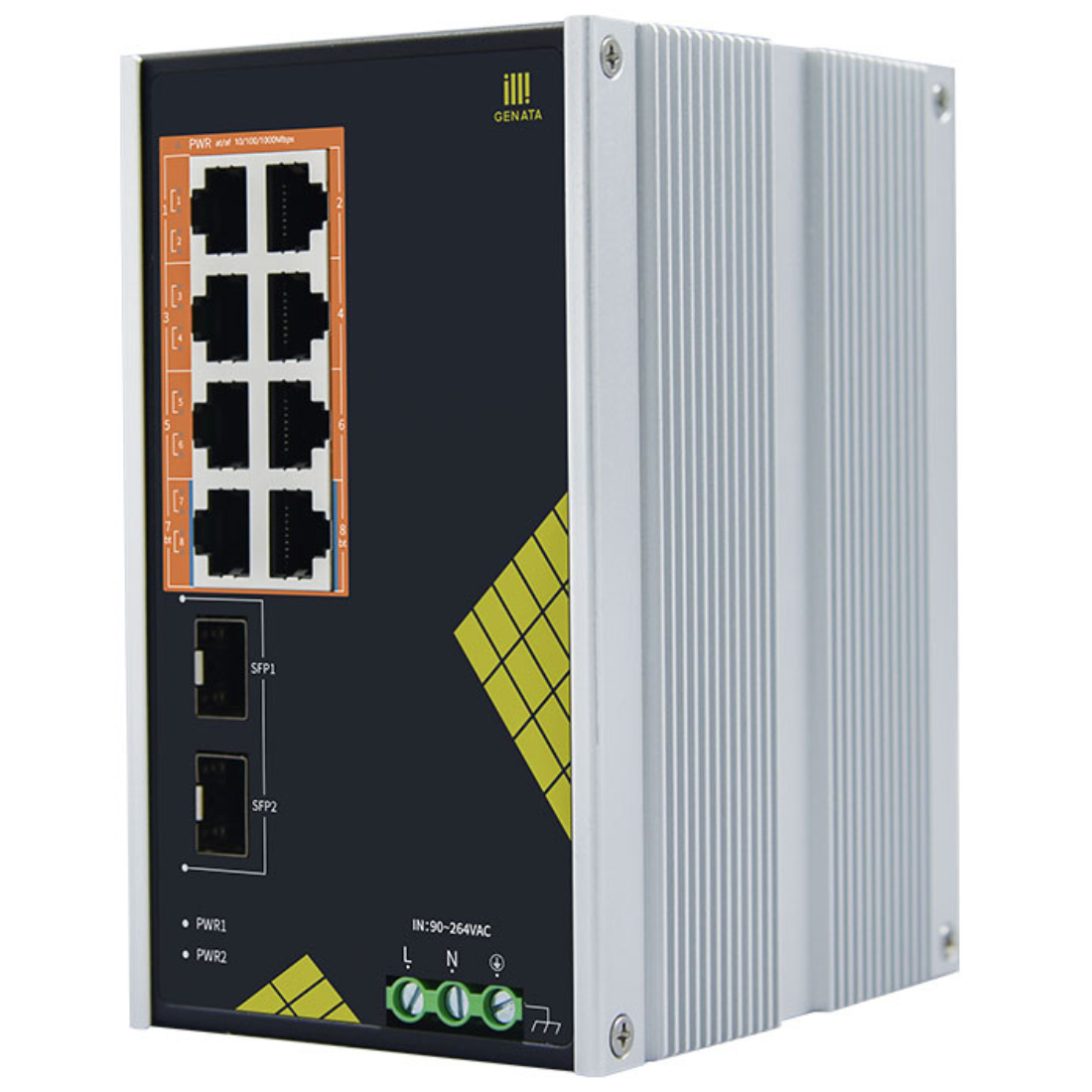 GNT-IG1210FP-AC - Индустриальный коммутатор