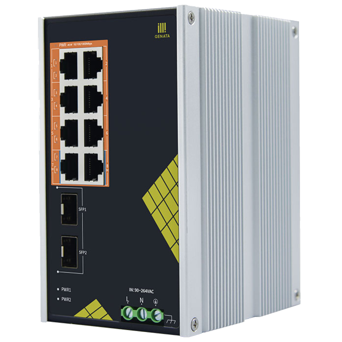GNT-IG1210FP-AC - Индустриальный коммутатор