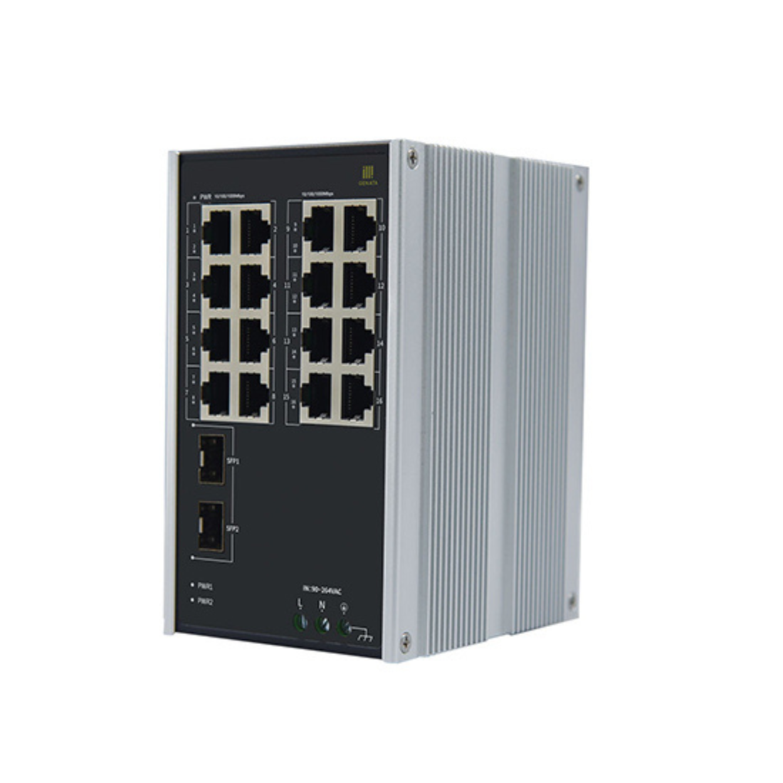 GNT-IG1218GF-AC - Индустриальный коммутатор