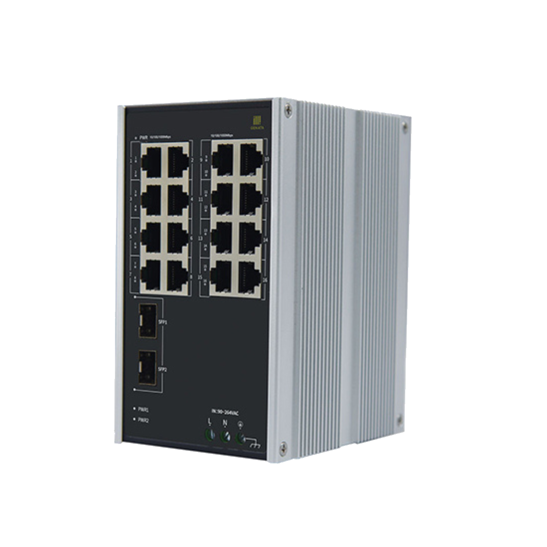 GNT-IG1218GF-DC - Индустриальный коммутатор