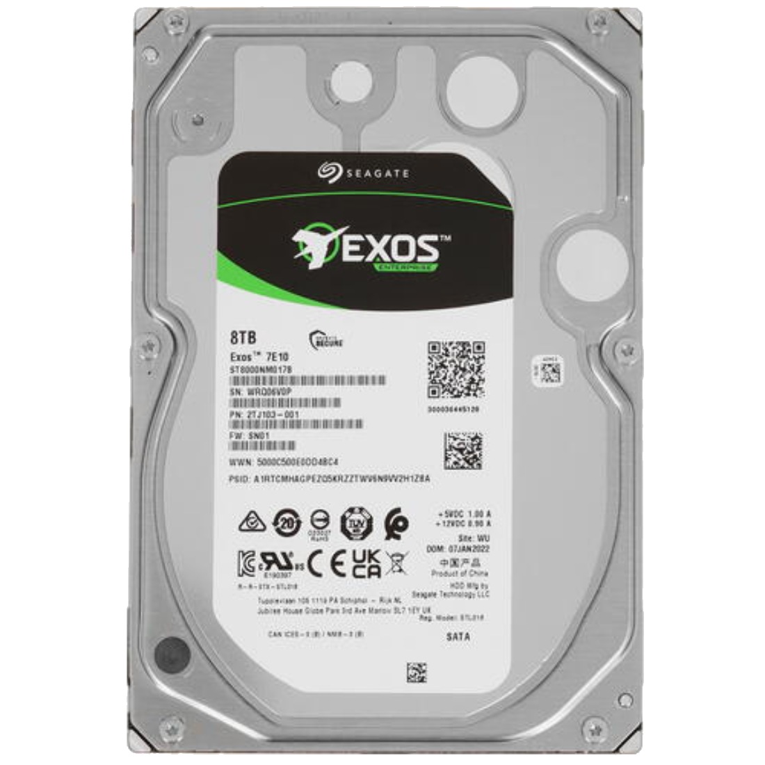 Жесткий диск Seagate Exos ST8000NM017B HDD 8Tb