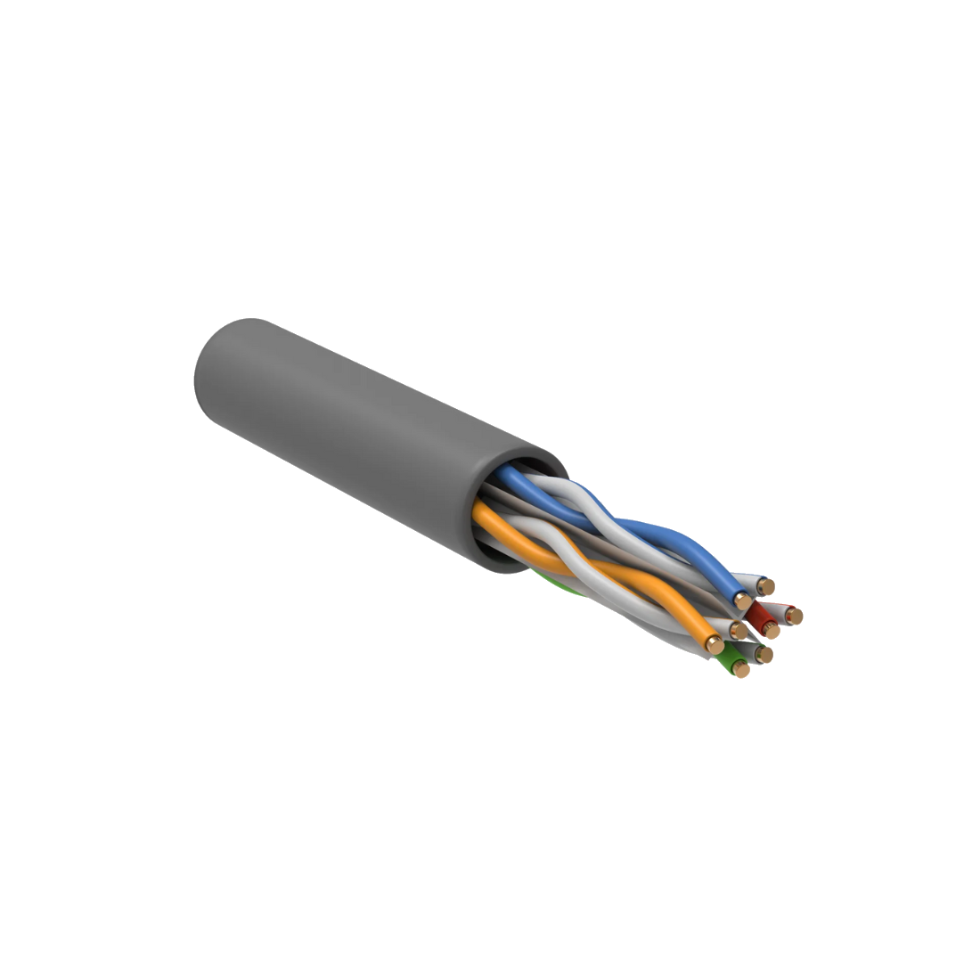 ITK Витая пара U/UTP кат.6 4x2х23AWG LSZH серый (305м)