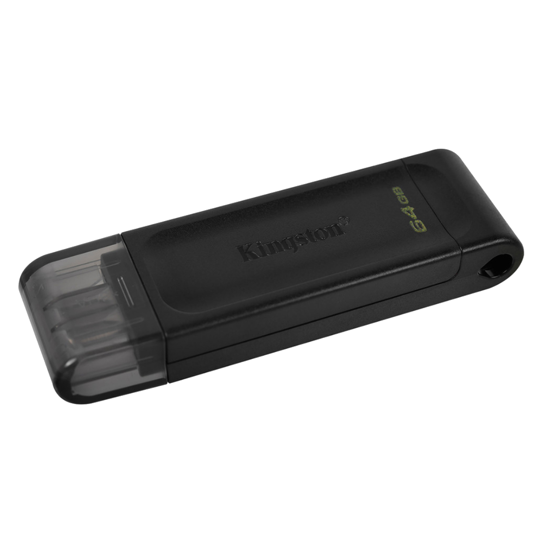 USB-накопитель Kingston DT70/64GB 64GB Type-C Чёрный