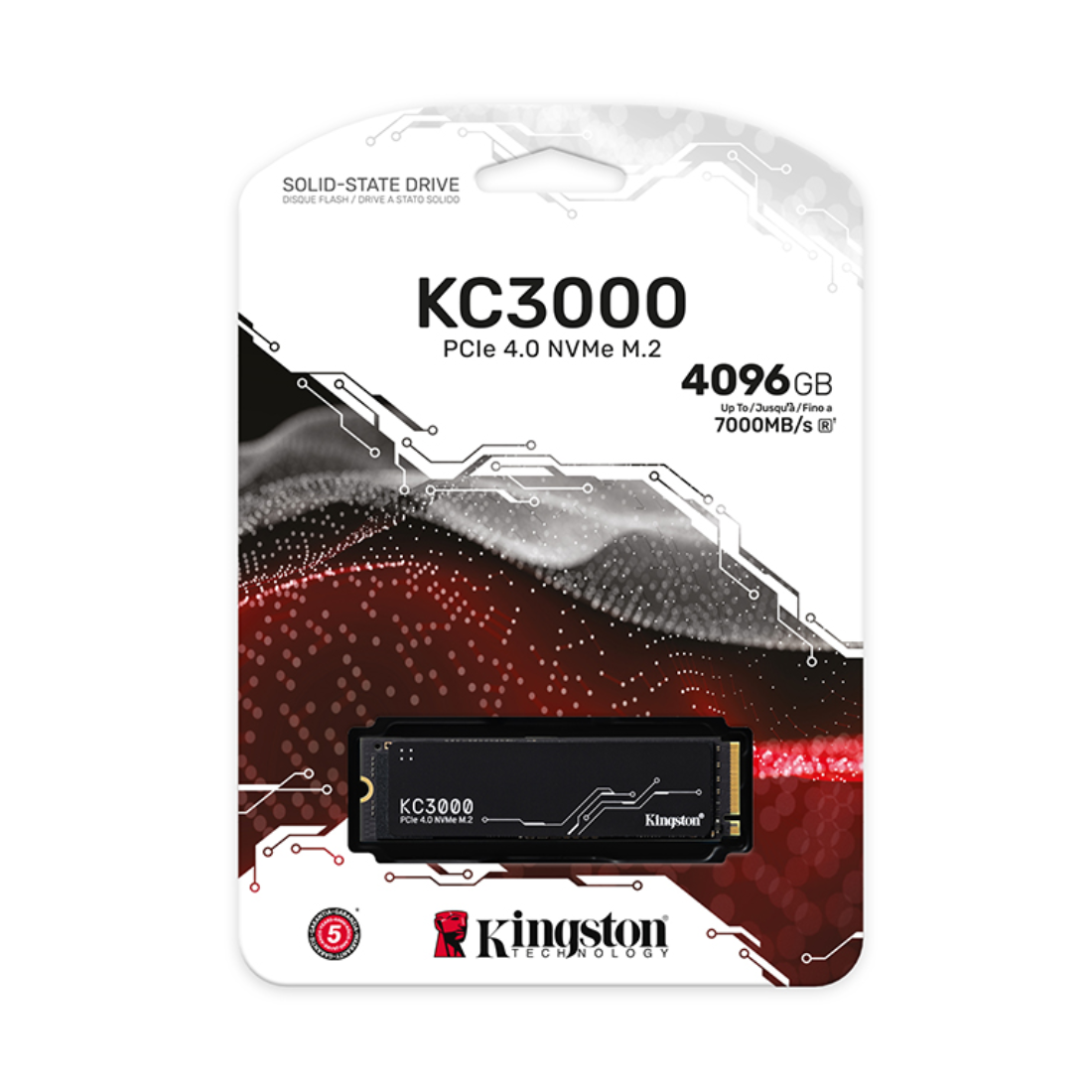 Твердотельный накопитель SSD Kingston SKC3000D/4096G M.2 NVMe PCIe 4.0