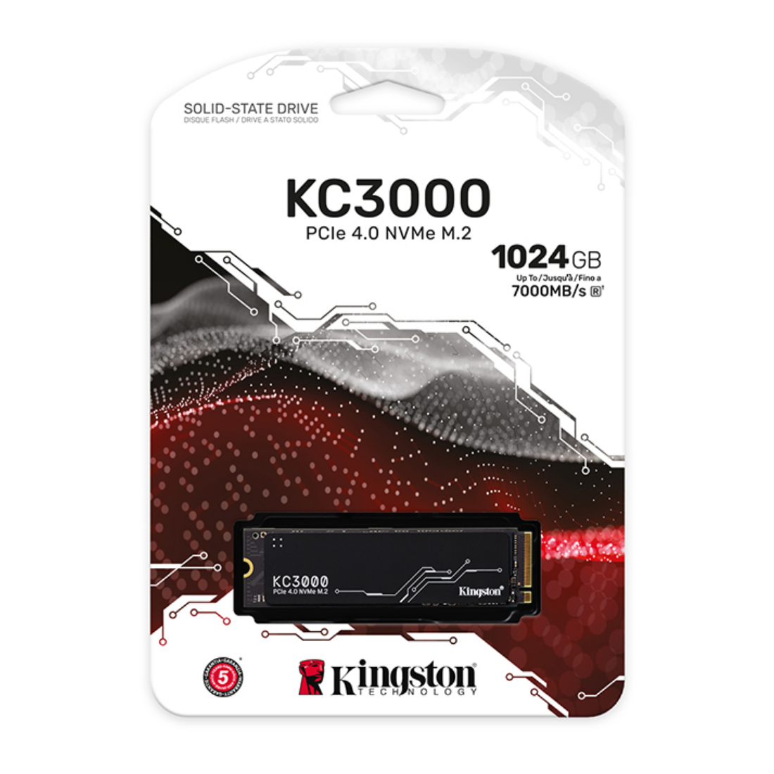 Твердотельный накопитель SSD Kingston SKC3000S/1024G M.2 NVMe PCIe 4.0