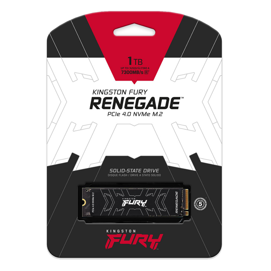 Твердотельный накопитель SSD Kingston FURY Renegade SFYRSK/1000G M.2 NVMe PCIe 4.0 HeatSink