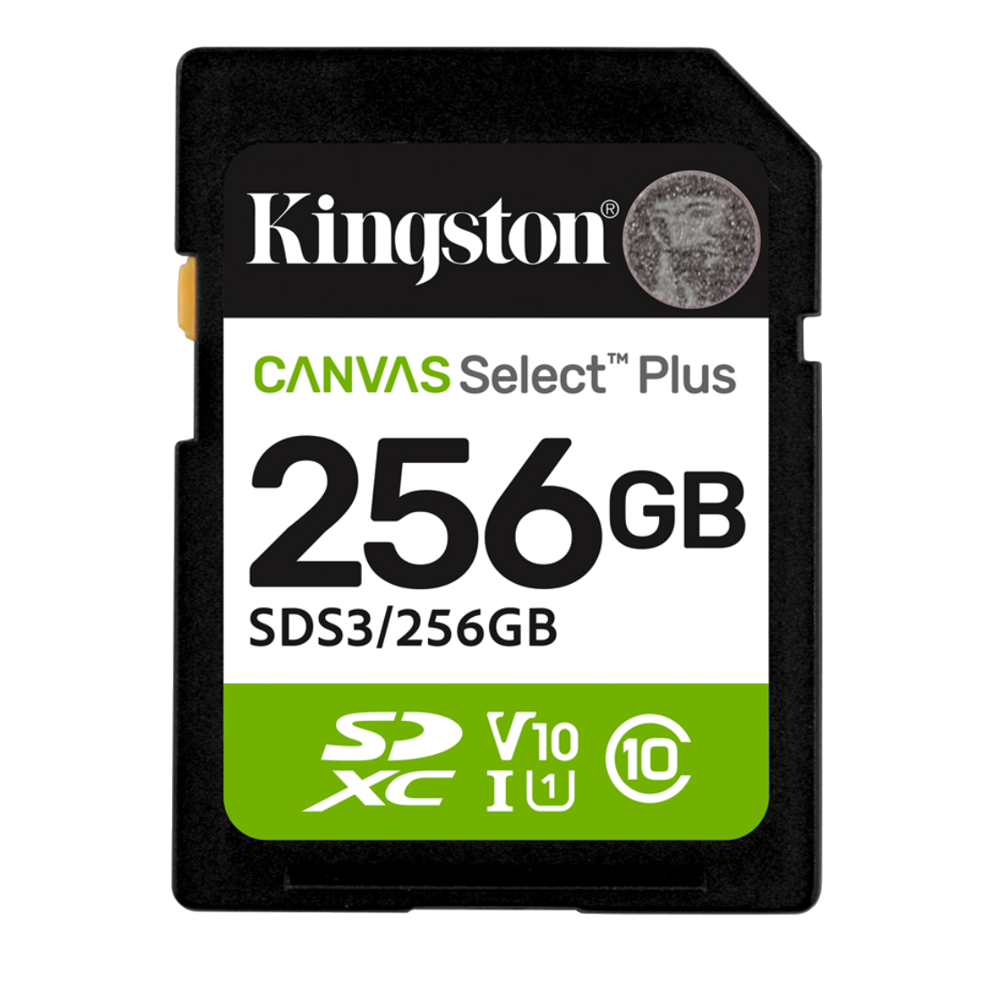 Карта памяти Kingston SDS3/256GB Canvas Select Plus C10 UHS-I U1 V10 256GB