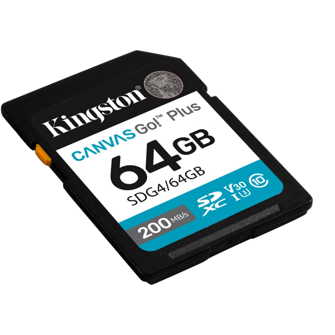 Карта памяти Kingston SDG4/64GB Canvas Go Plus Gen4 C10 UHS-I U3 V30 64GB