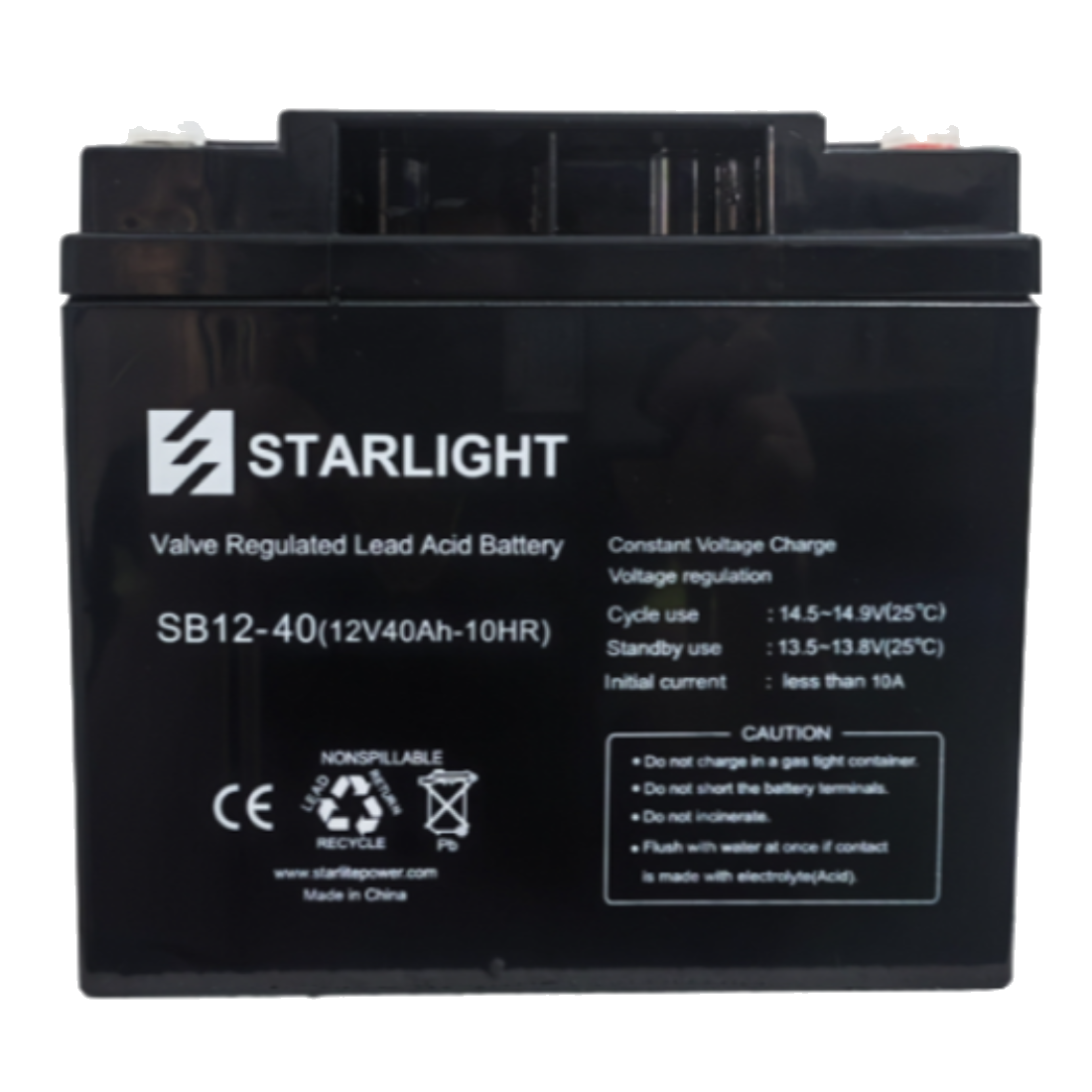 Starlight Аккумулятор 12v-40ah