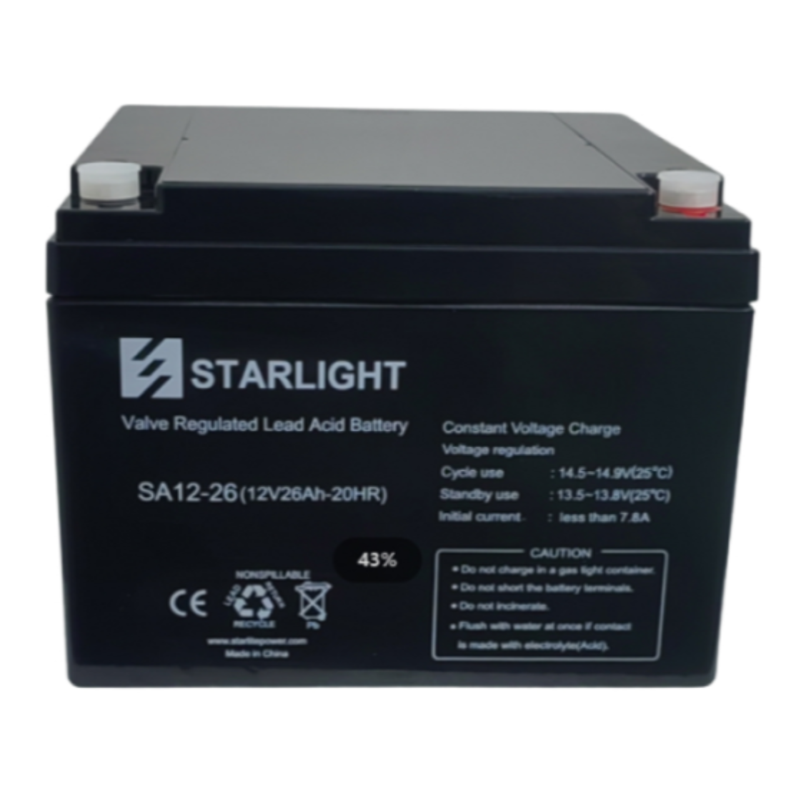 Starlight Аккумулятор 12v-26ah