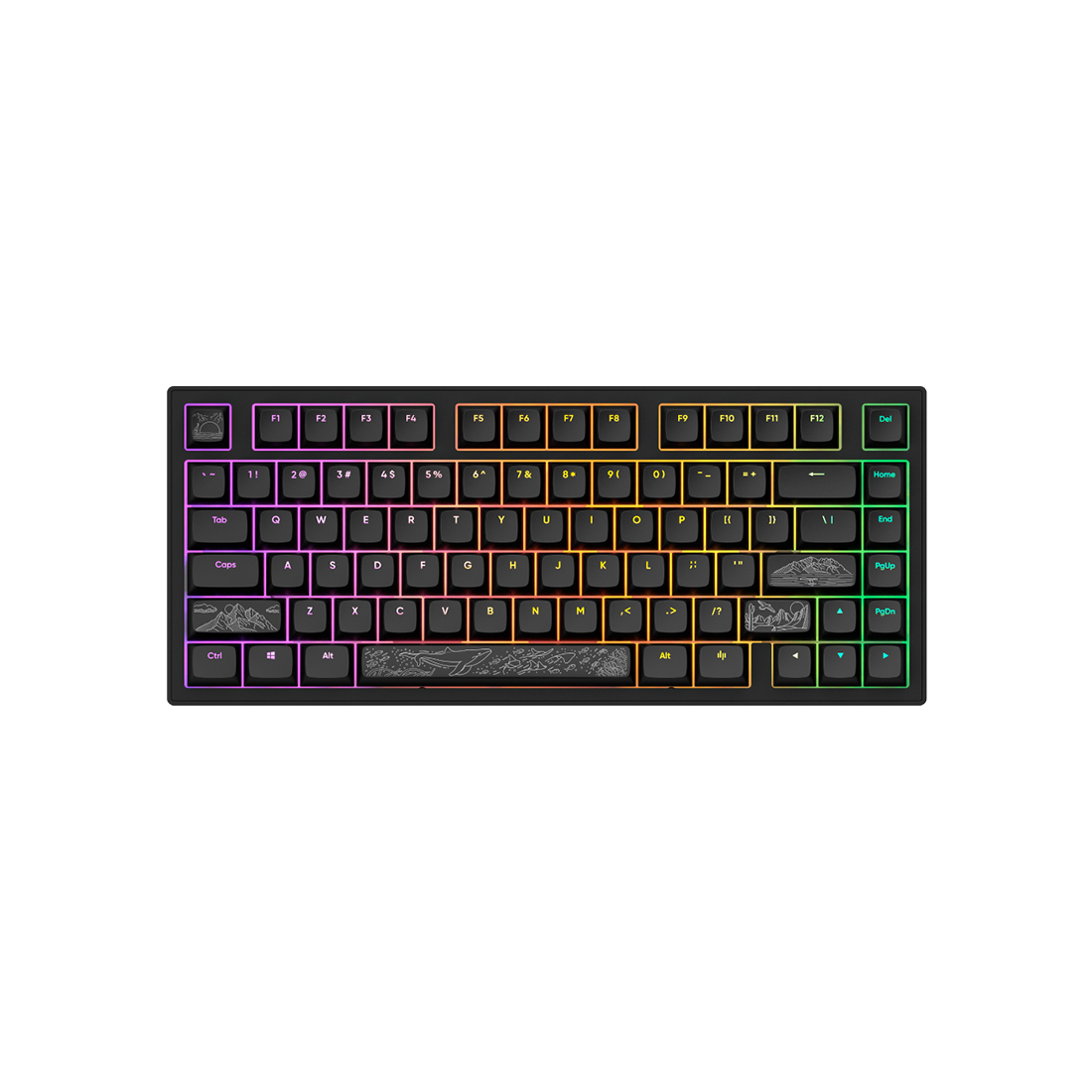 Клавиатура Dark Project ALU81A Terra Nostra Black