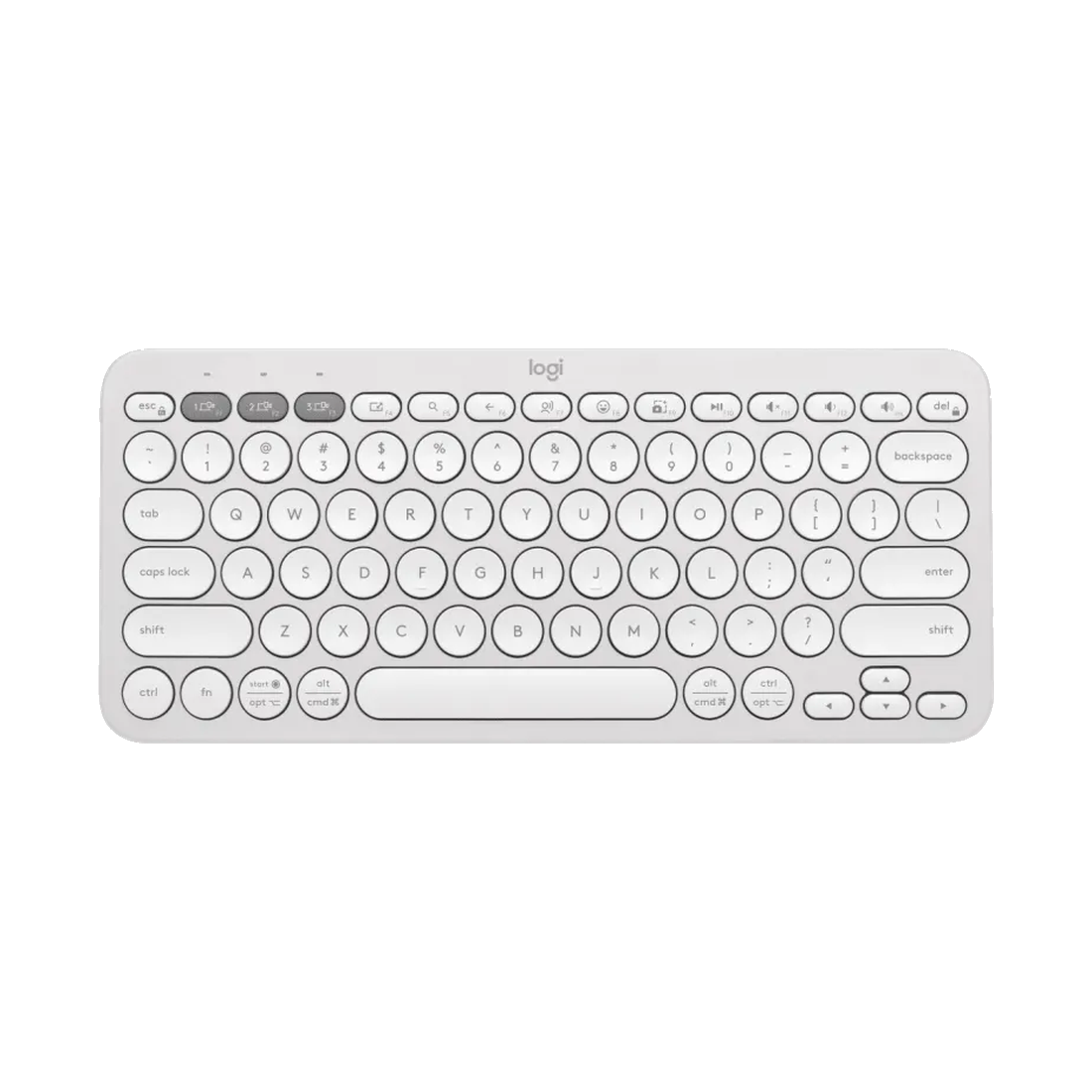 Pebble Keys 2 K380s - TONAL White - US INT'L - INTNL-973