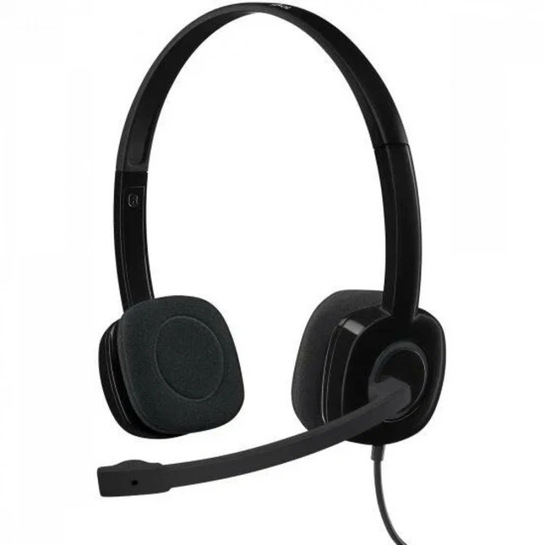 Гарнитура Logitech H151 (черная, 1 x 3.5мм, элементы управления на кабеле, кабель 1.8м)