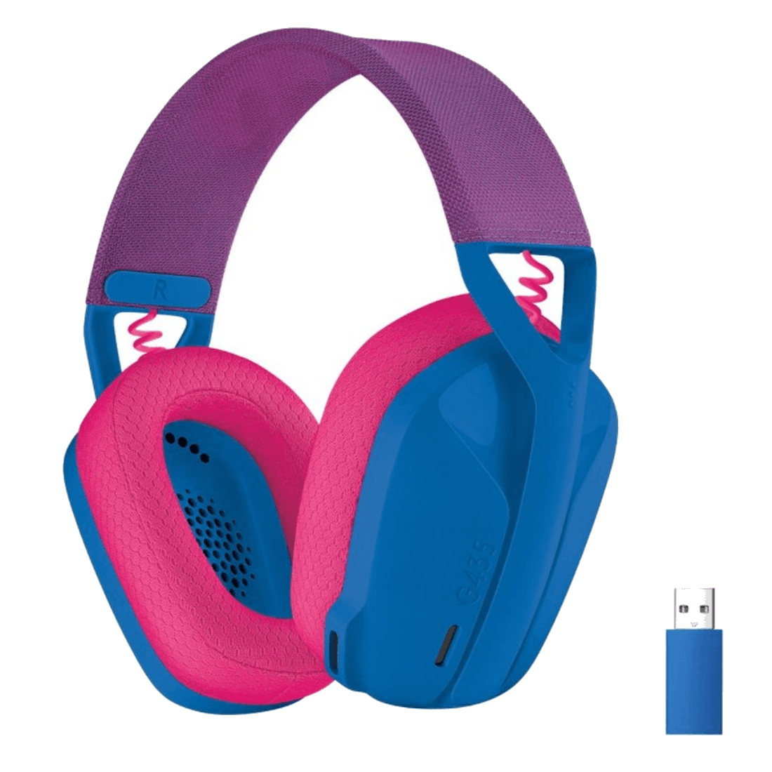 Гарнитура беспроводная игровая Logitech G435 Wireless Gaming Headset - Blue (M/N: A00149, A00150)
