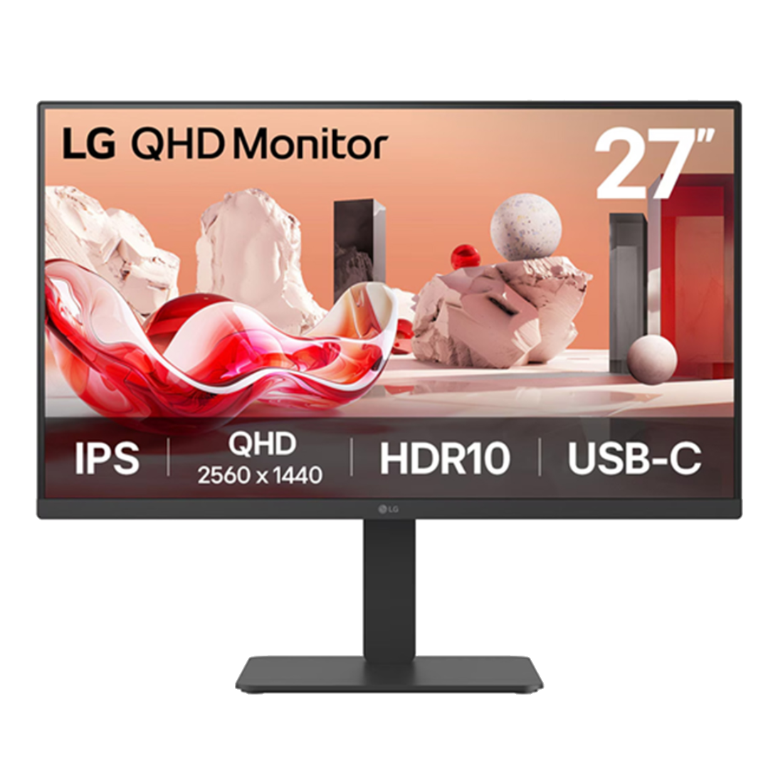 Монитор 27" LG 27BA65QB Black