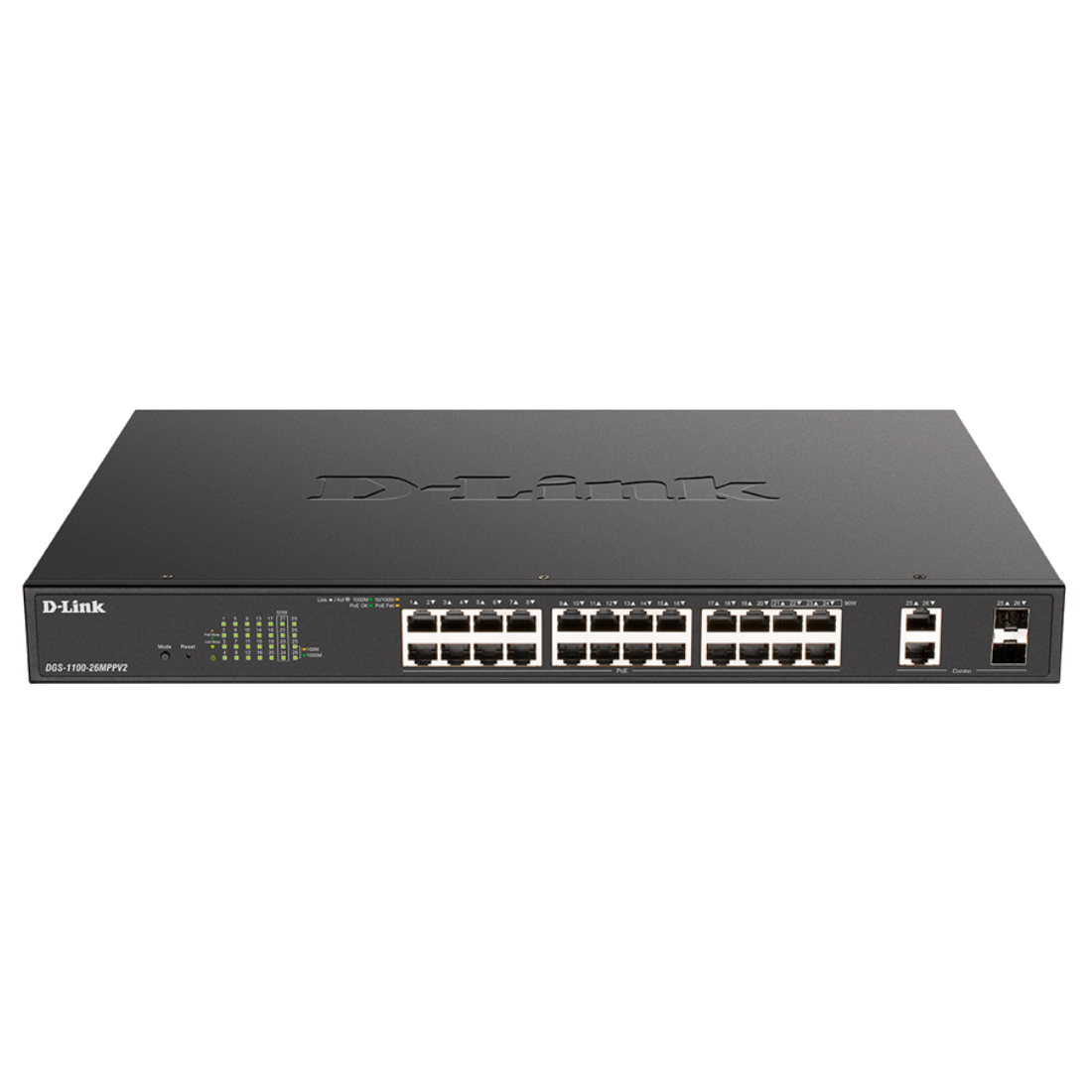 Коммутатор D-Link DGS-1100-26MPPV2/A3A