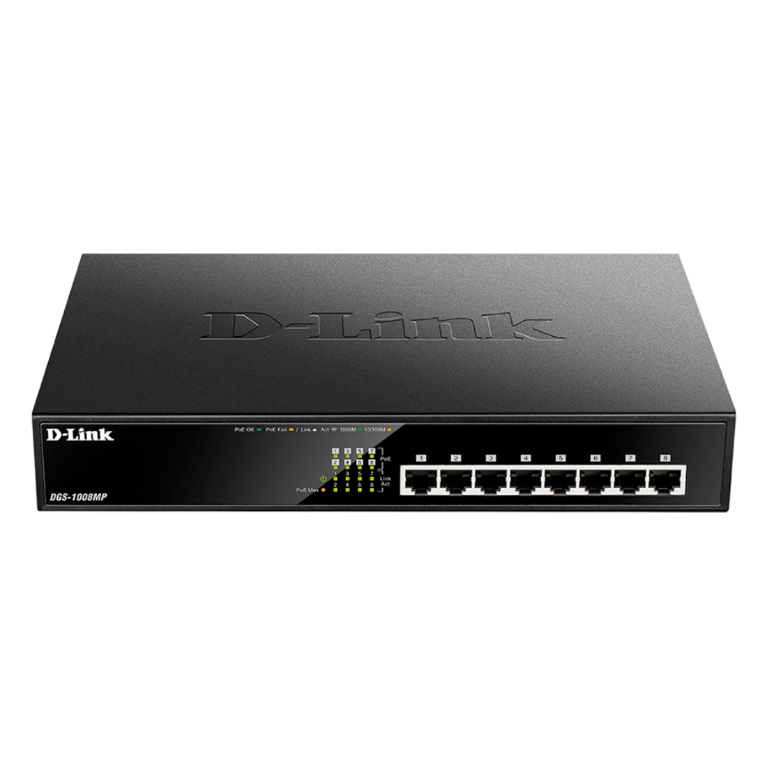 Коммутатор D-Link DGS-1008MP/B1A