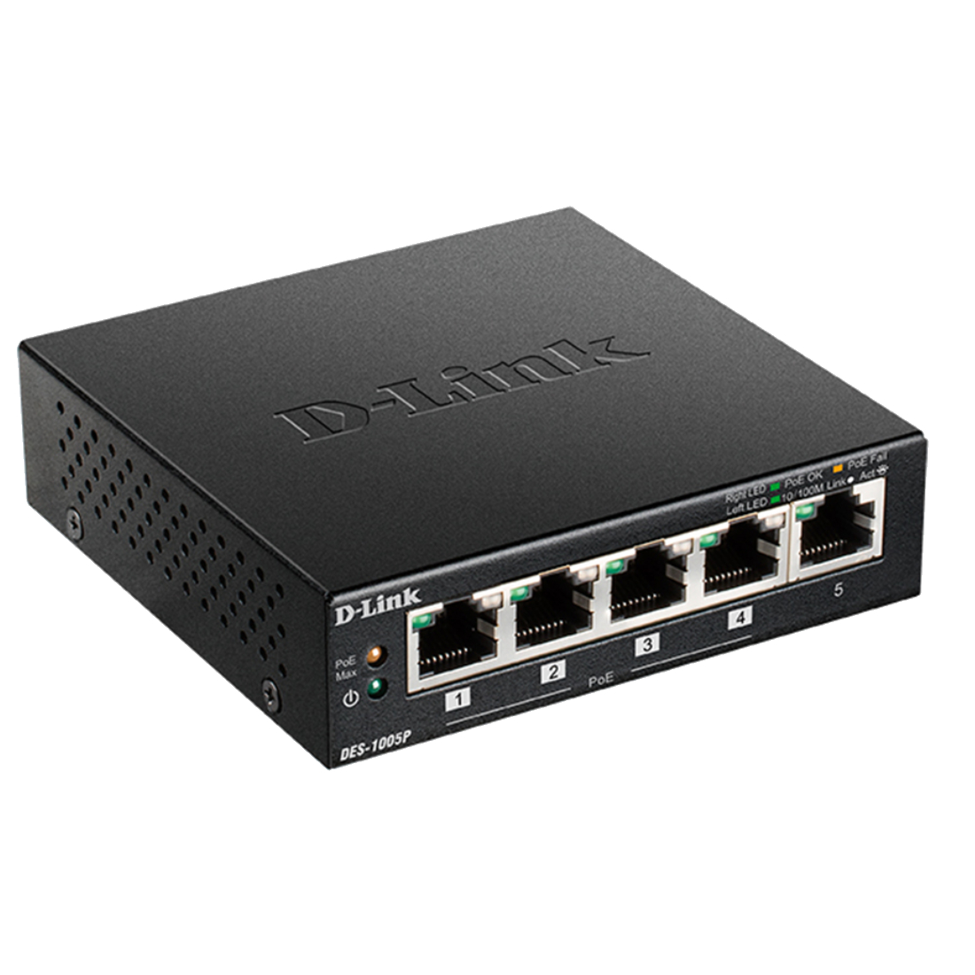 Коммутатор D-Link DES-1005P/B1A