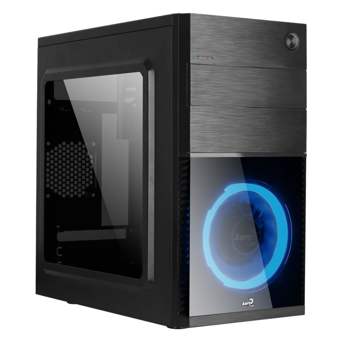 Компьютерный корпус Aerocool CS-105 Blue без Б/П
