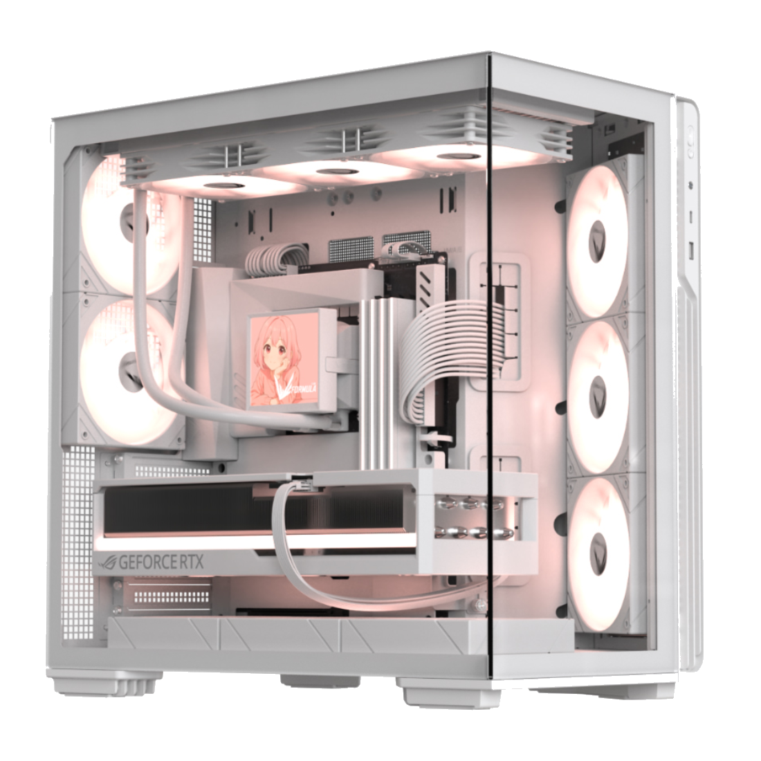 Компьютерный корпус Formula V Crystal Z7 PA White без Б/П