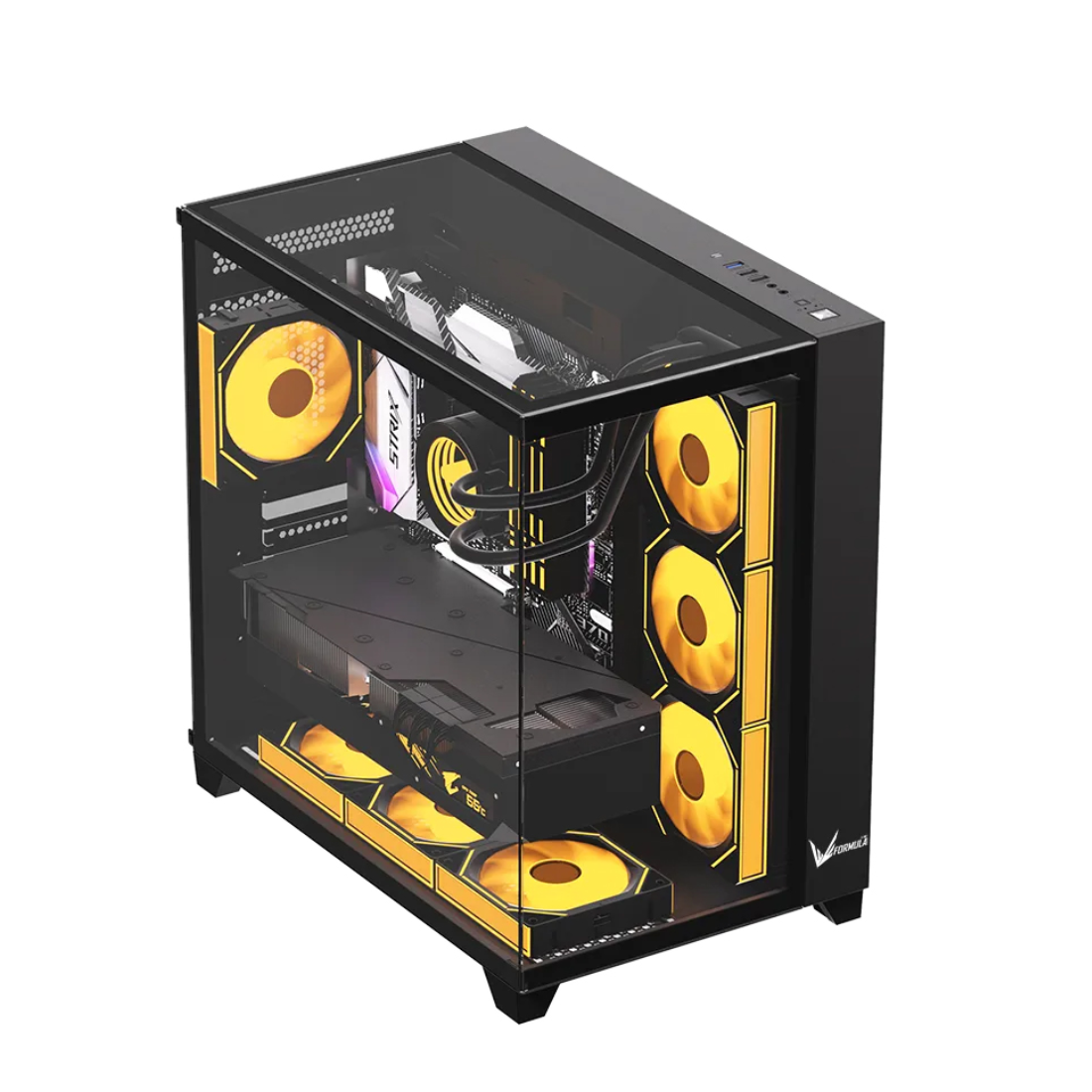 Компьютерный корпус Formula V Crystal Z9 Floe Black без Б/П