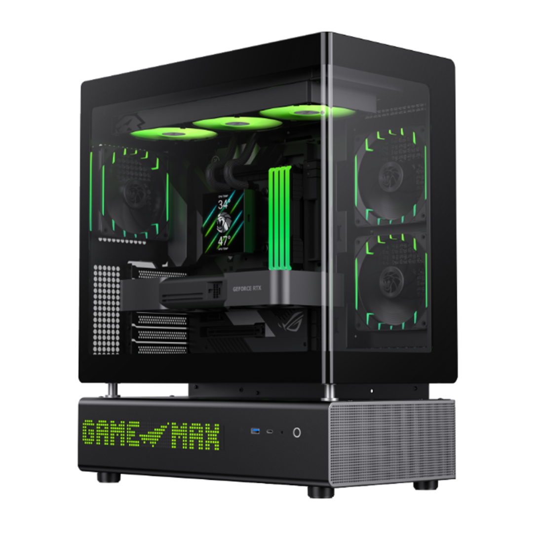 Компьютерный корпус Gamemax N90 BG Grey без Б/П