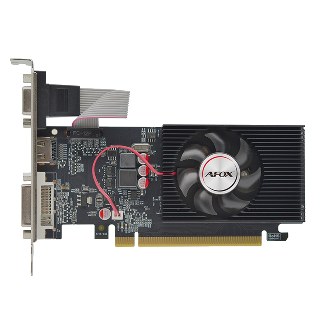 Видеокарта AFOX GT220 1GB D3 LP Single Fan (AF220-1024D3L2)