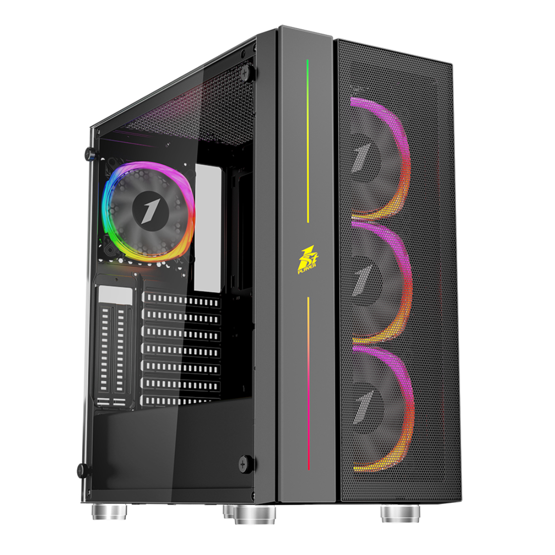 Компьютерный корпус 1STPLAYER Black.SIR B7-BK без Б/П