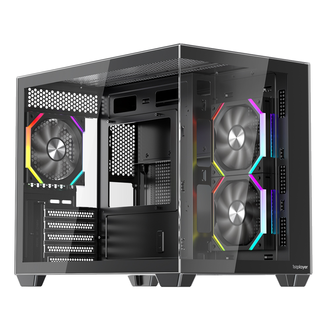 Компьютерный корпус 1STPLAYER BV6 Black без Б/П