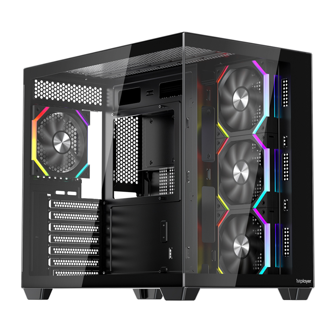 Компьютерный корпус 1STPLAYER BV7 Black без Б/П