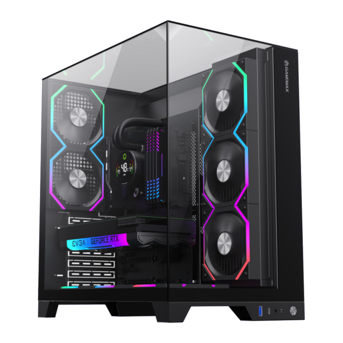 Компьютерный корпус Gamemax Infinity Pro BK Black без Б/П