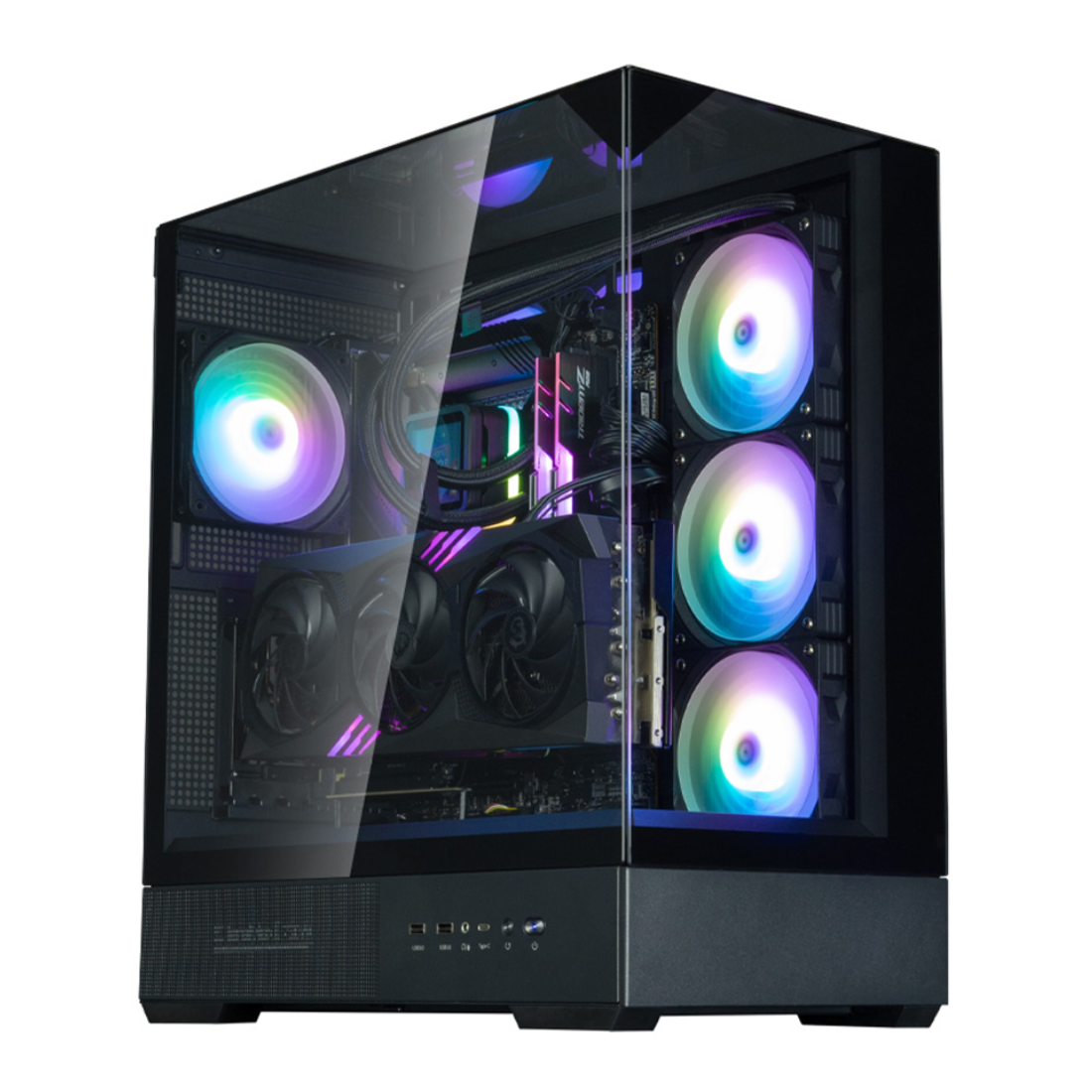 Компьютерный корпус Zalman P40 Prism Plus Black без Б/П