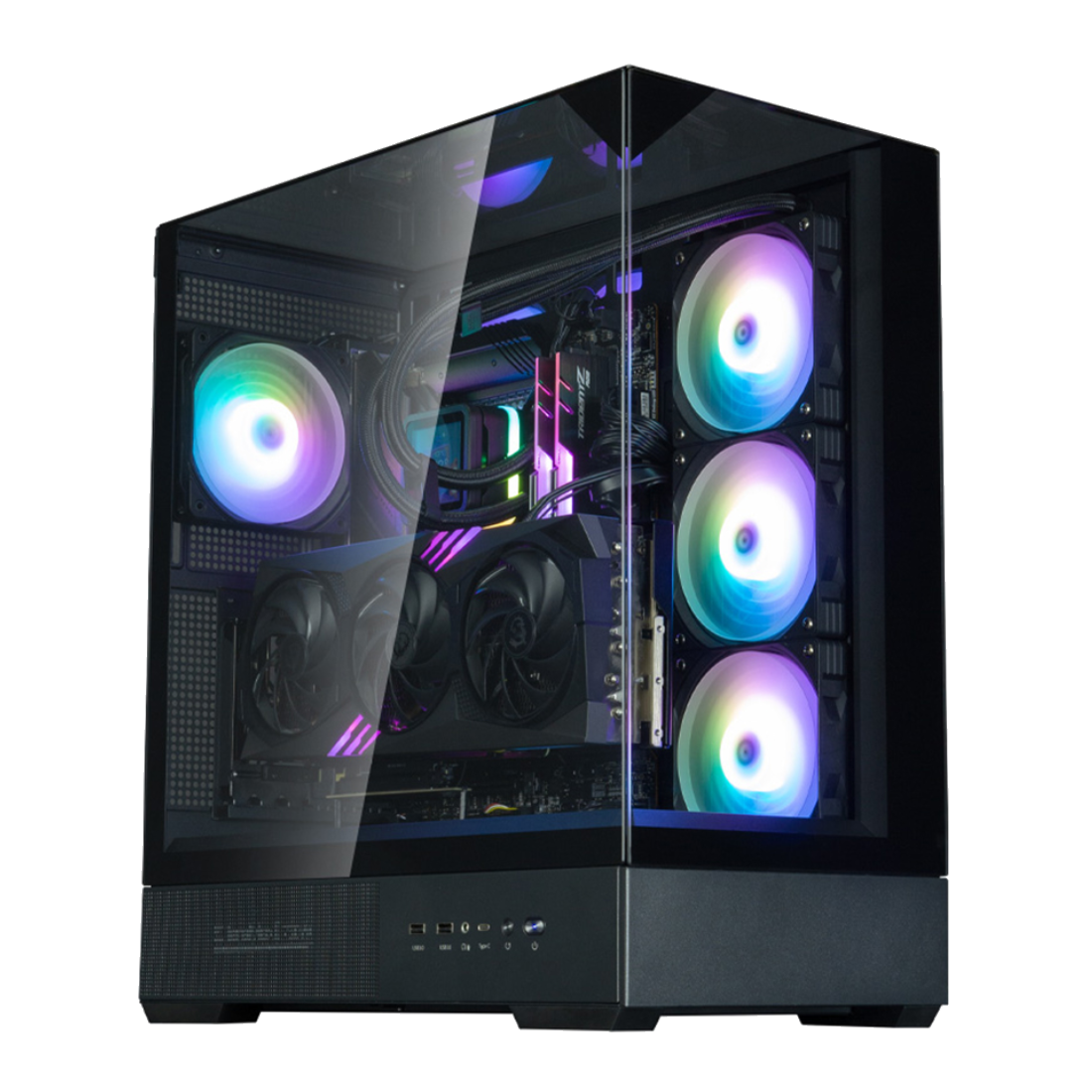 Компьютерный корпус Zalman P40 Prism Plus Black без Б/П