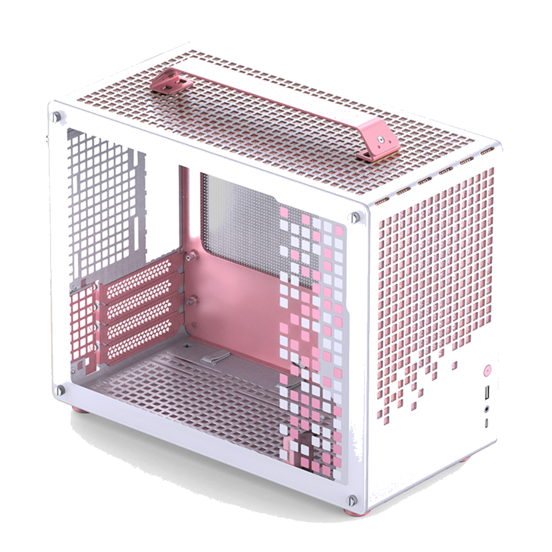 Компьютерный корпус Jonsbo Z20 WH-Pink без Б/П