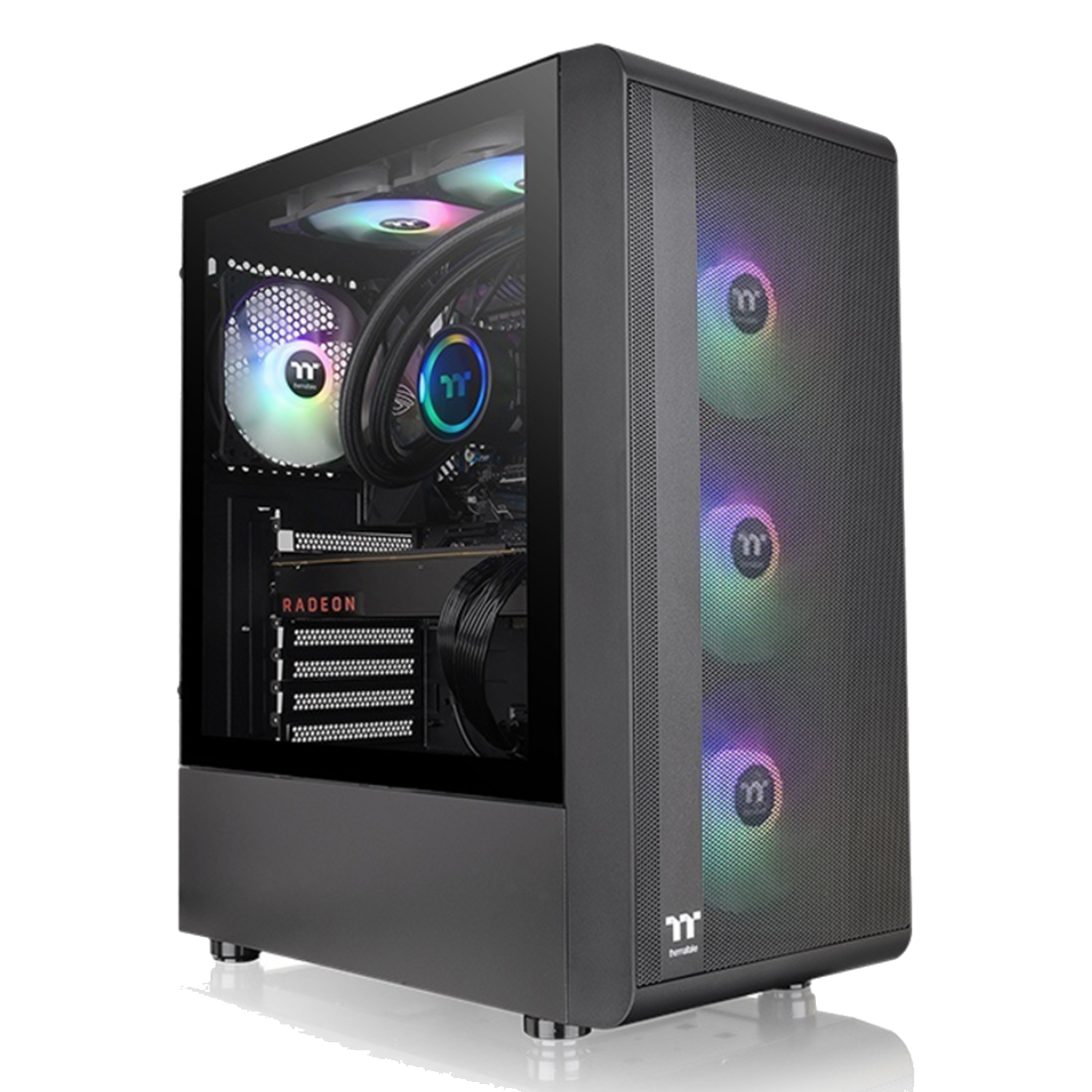 Компьютерный корпус Thermaltake S200 TG ARGB Black без Б/П