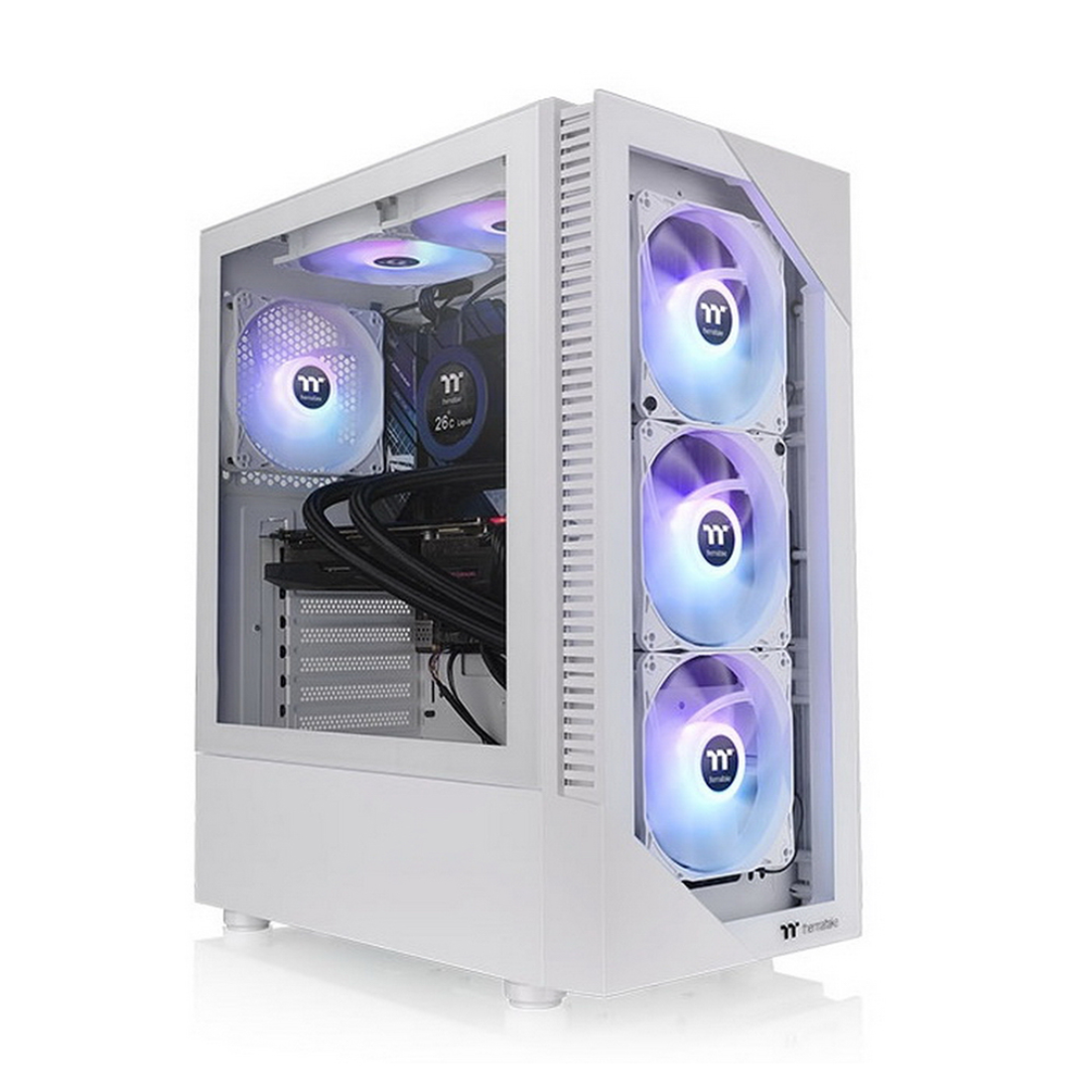 Компьютерный корпус Thermaltake View 200 TG Snow ARGB без Б/П