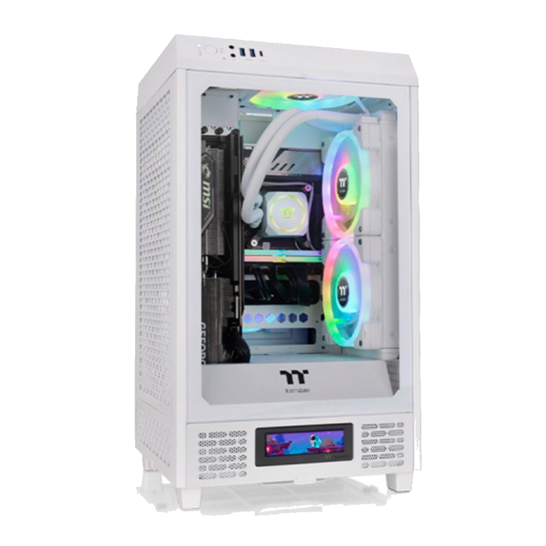 Компьютерный корпус Thermaltake The Tower 200 Snow без Б/П