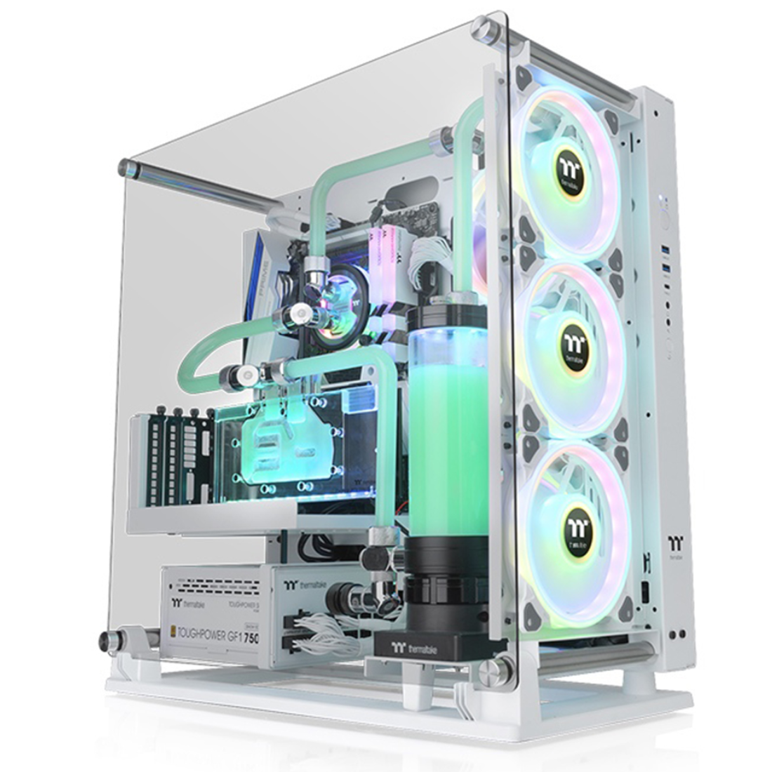 Компьютерный корпус Thermaltake Core P3 TG Pro Snow без Б/П