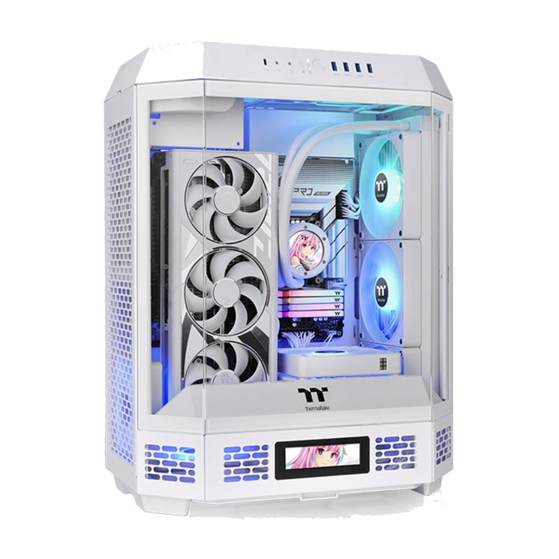Компьютерный корпус Thermaltake The Tower 600 White без Б/П