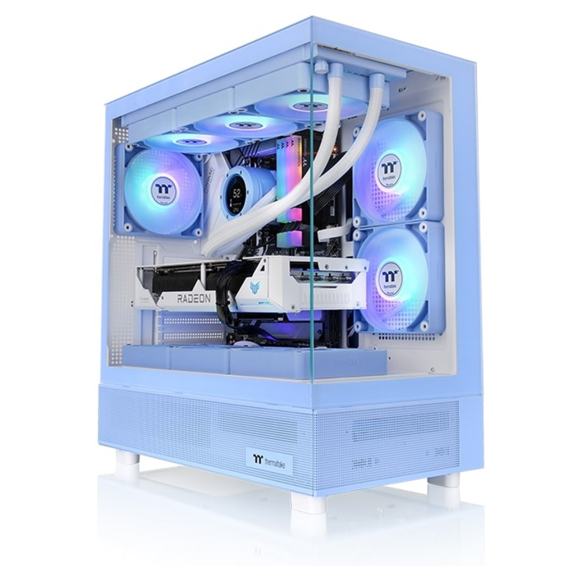 Компьютерный корпус Thermaltake View 270 Plus TG ARGB Hydrangea Blue без Б/П
