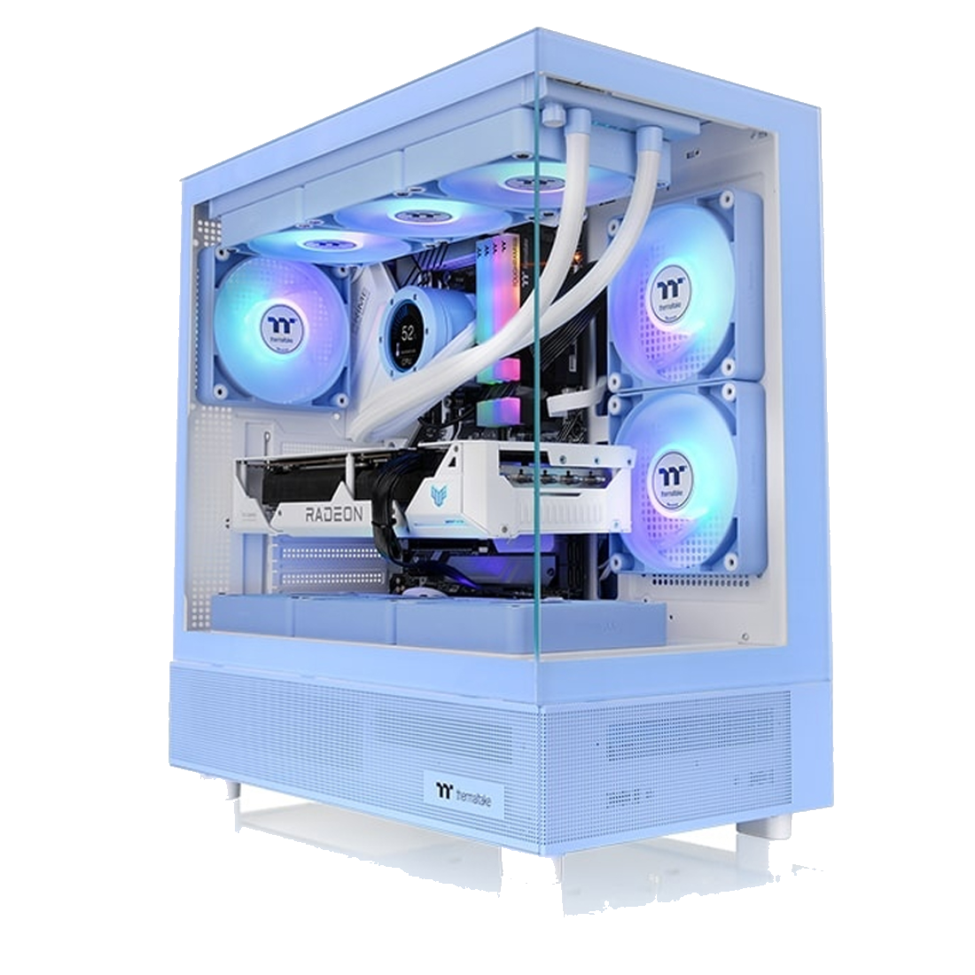 Компьютерный корпус Thermaltake View 270 Plus TG ARGB Hydrangea Blue без Б/П