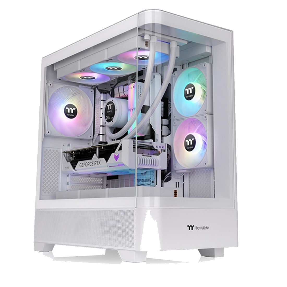 Компьютерный корпус Thermaltake View 380 TG ARGB Black без Б/П