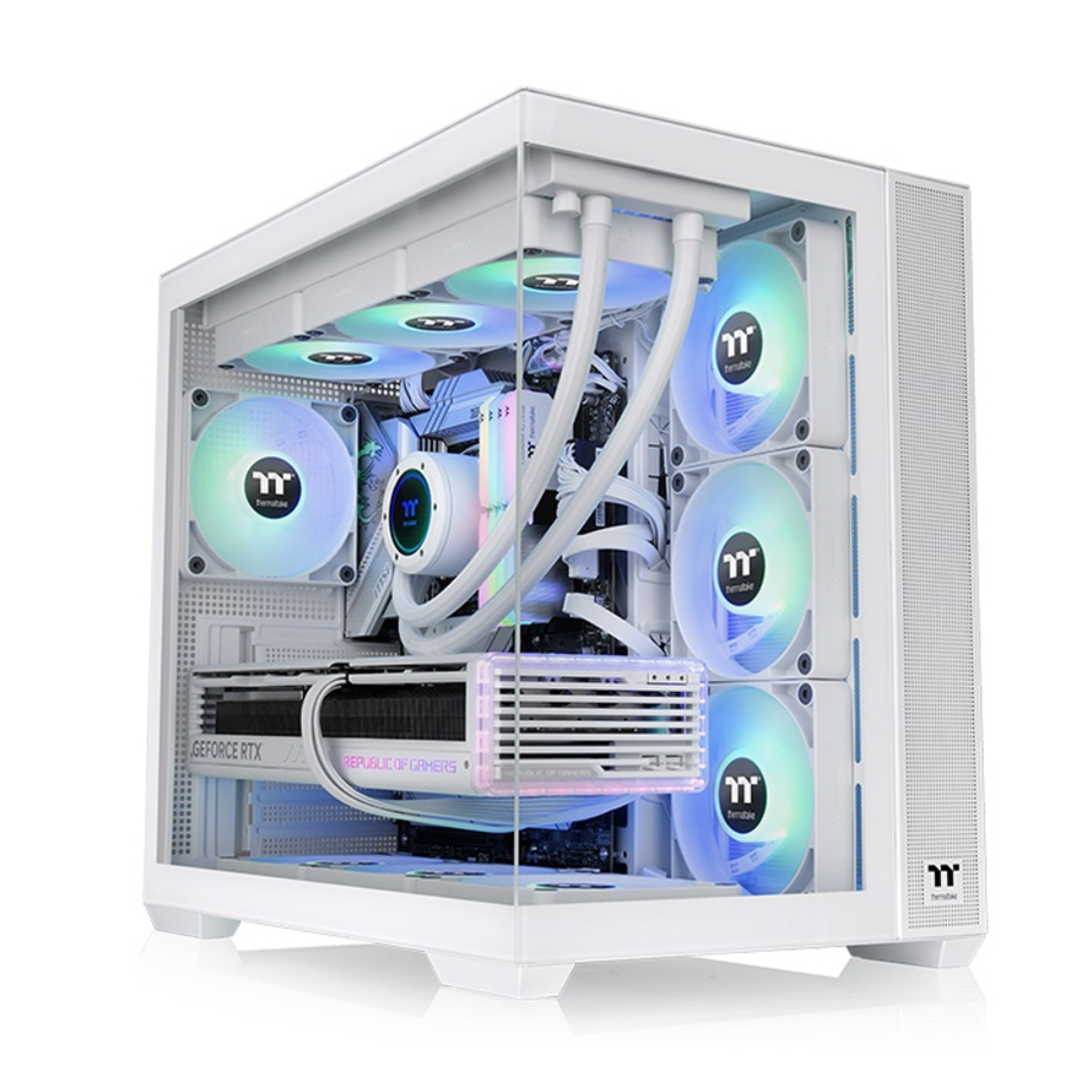 Компьютерный корпус Thermaltake View 380 TG ARGB White без Б/П