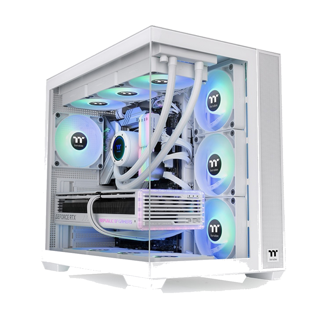 Компьютерный корпус Thermaltake View 380 TG ARGB White без Б/П