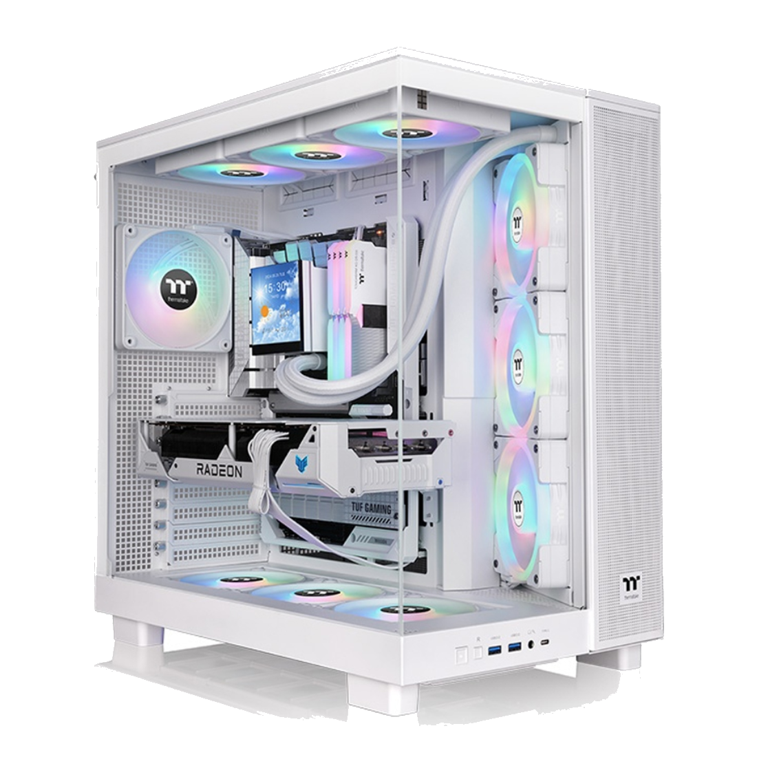 Компьютерный корпус Thermaltake View 380 XL TG ARGB White без Б/П