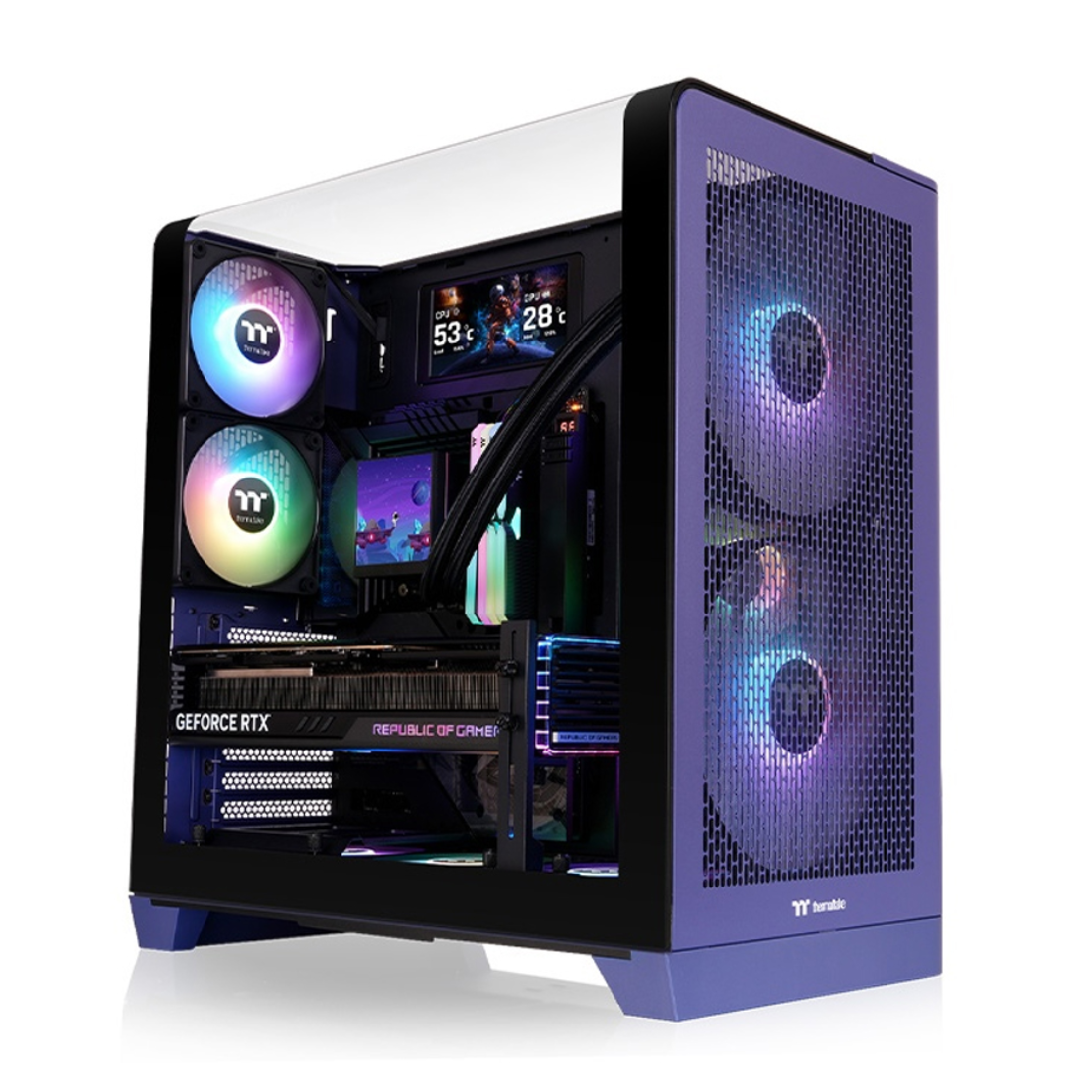 Компьютерный корпус Thermaltake View 390 Air Future Dusk без Б/П