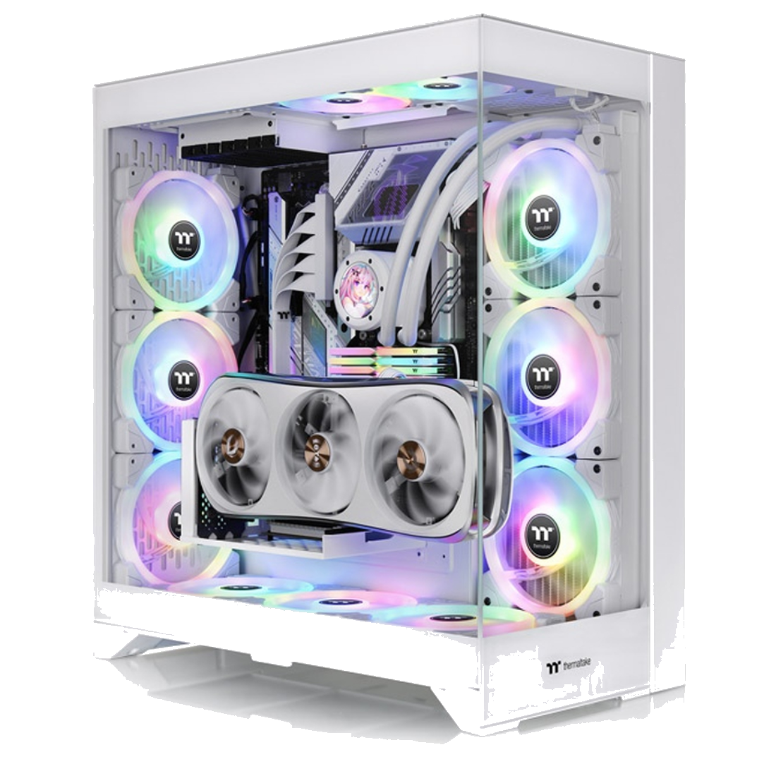 Компьютерный корпус Thermaltake CTE E660 MX Hydrangea Blue без Б/П