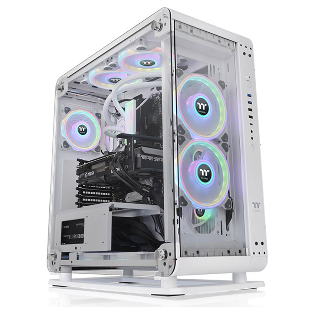 Компьютерный корпус Thermaltake Core P6 TG Snow без Б/П