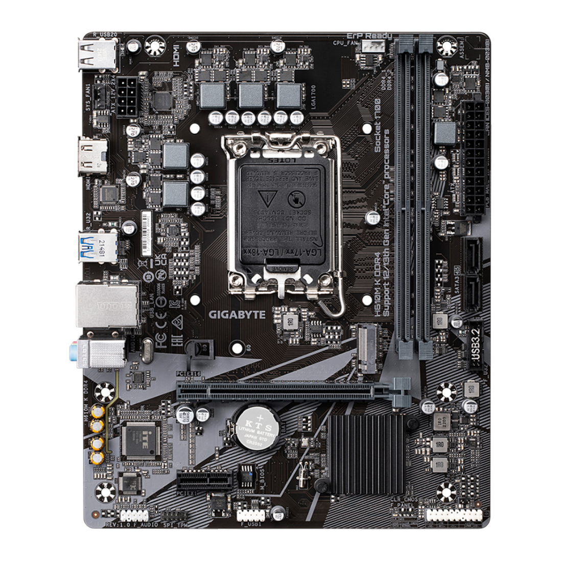 Материнская плата Gigabyte H610M K DDR4