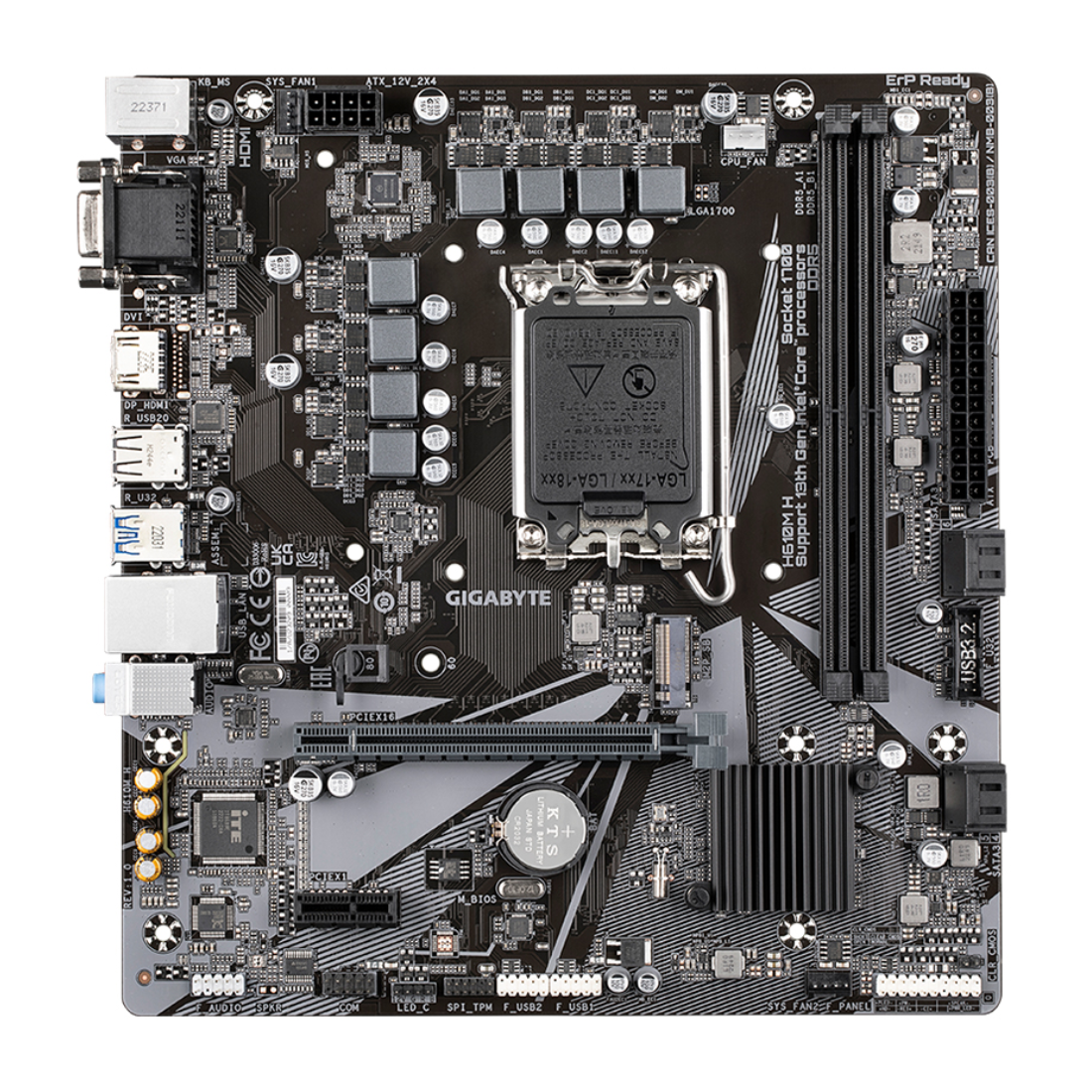 Материнская плата Gigabyte H610M H